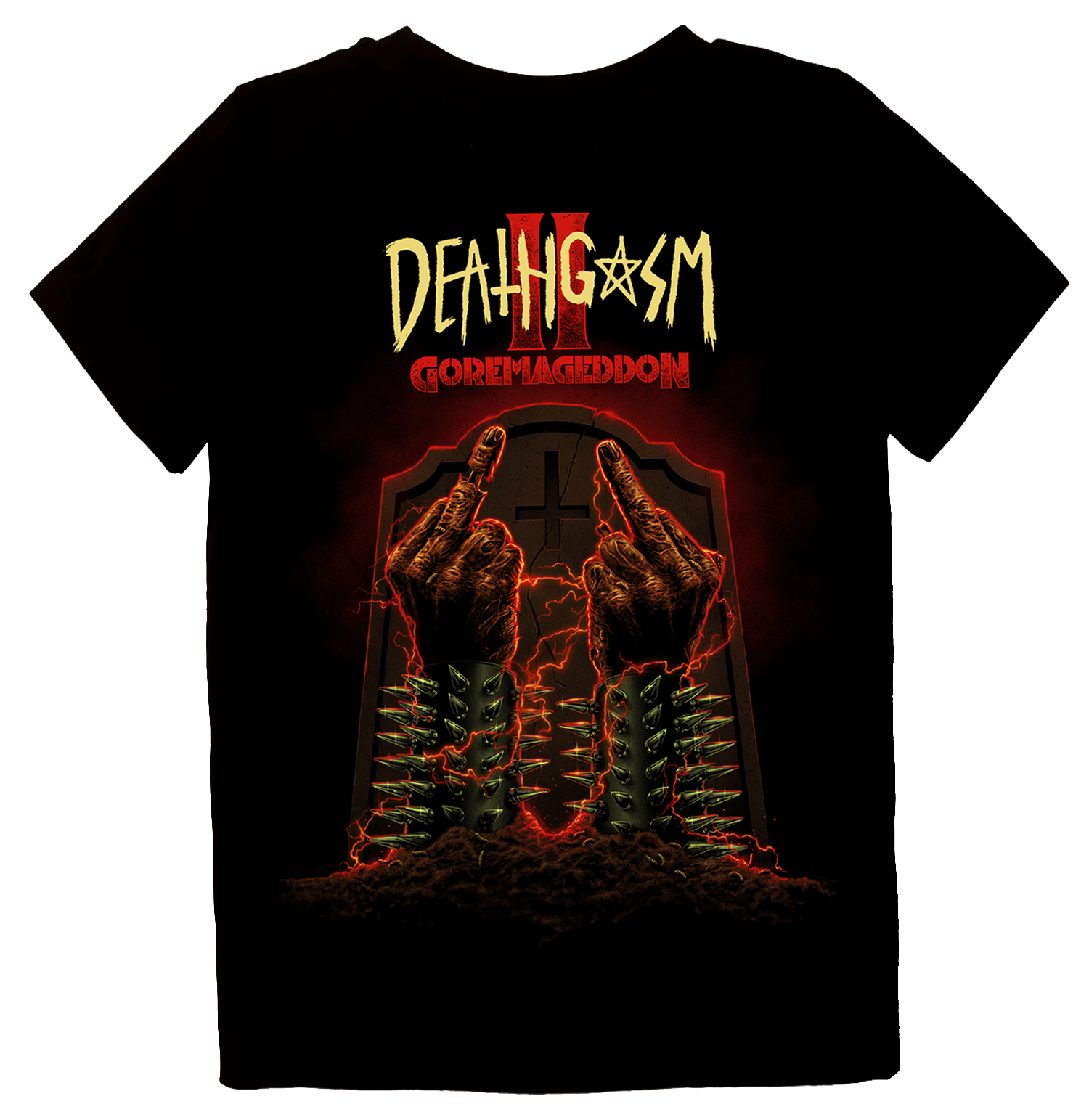Deathgasm II: Goremageddon tombstone tee